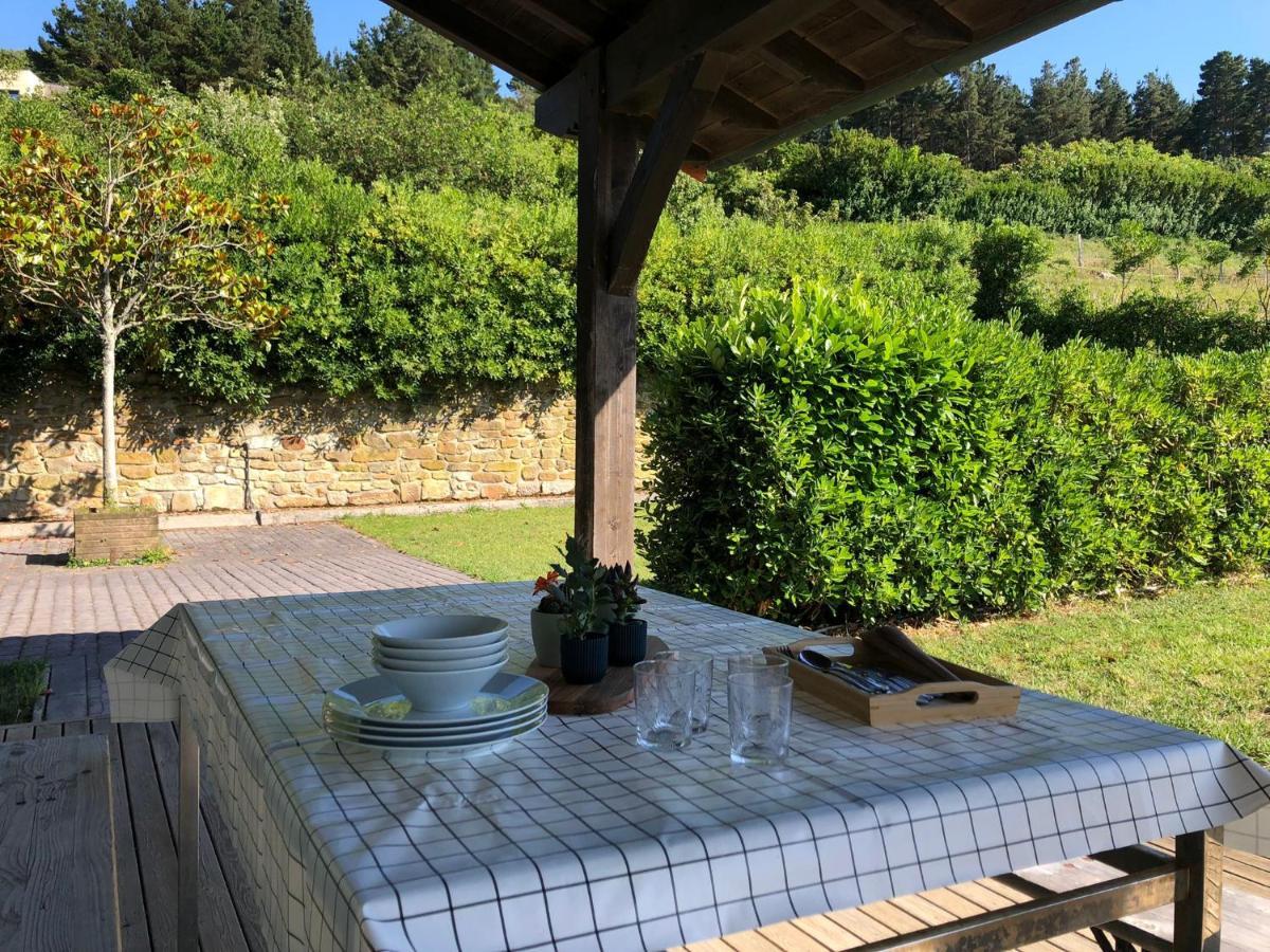 Adosado En La Costa Con Excelentes Vistas Al Estuario De Urdaibai Villa Mundaka Kültér fotó