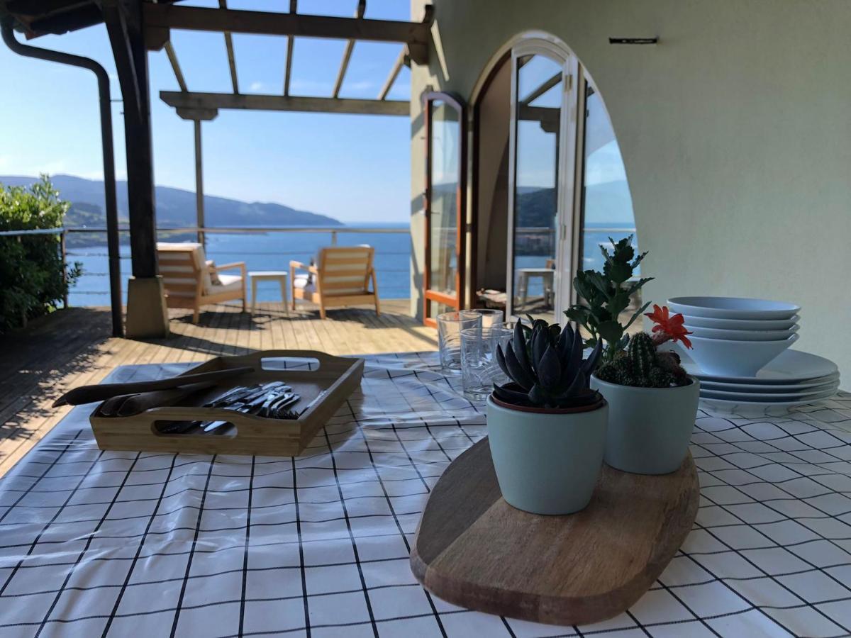 Adosado En La Costa Con Excelentes Vistas Al Estuario De Urdaibai Villa Mundaka Kültér fotó